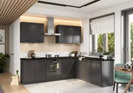 Szafki kuchenne - Stolkar Zestaw mebli kuchennych ANIKA 2,0x2,6 grafitowy STOLKAR - miniaturka - grafika 1