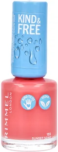 Rimmel London London KIND&FREE wegański lakier do paznokci nr 155 Sunset Soar 8.0 ml - Lakiery do paznokci - miniaturka - grafika 2