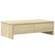 Akcesoria do monitorów - vidaXL Podstawa pod monitor z szufladami dąb sonoma 50x27x15 cm - miniaturka - grafika 1