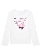 Bluzki damskie - Guess Bluzka J5YI01 K6YW4 Biały Regular Fit - miniaturka - grafika 1