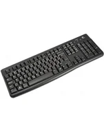 Klawiatury - LOGITECH K120 Corded Keyboard Kolor: CZARNY USB for Business - EMEA US - Towar z uszkodzonym opakowaniem P - miniaturka - grafika 1