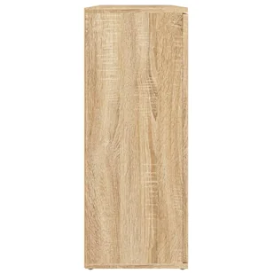 Szafka, dąb sonoma, 91x29,5x75 cm, materiał drewnopochodny Lumarko! - Szafki do salonu - miniaturka - grafika 8