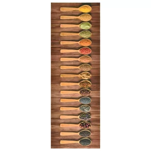 vidaXL Kuchenna mata podłogowa Spoon, 45x150 cm - Wycieraczki - miniaturka - grafika 1