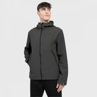 Kurtka Męska Softshell 4F Wiatroodporna Membrana 5000 Z Kapturem Z22SFM001-44S - Kurtki męskie - miniaturka - grafika 1