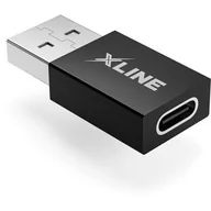 Pozostałe akcesoria do telefonów - Adapter USB Typ-C - USB XLINE Czarny - miniaturka - grafika 1