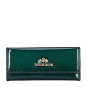 Biżuteria - akcesoria - Etui na klucze ze skóry lakierowanej zielone - miniaturka - grafika 1