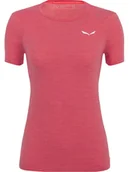 Koszulki sportowe damskie - Salewa Koszulka funkcyjna w kolorze różowym - miniaturka - grafika 1