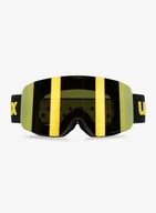 Gogle narciarskie - Gogle narciarskie Uvex pwdr FM - black/yellow/green/clear - miniaturka - grafika 1