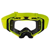 Gogle i okulary motocyklowe - LS2, Gogle motocyklowe AURA (Przezroczysty wizjer) black HIV yellow - miniaturka - grafika 1