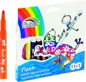 Kredki, ołówki, pastele i pisaki - Fiorello Pisaki Flash Wymazywalne 11 Kolorów +1 Fiorello 5903364276911 - miniaturka - grafika 1