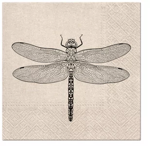 Paw DECOR Serwetki WE CARE DRAGONFLY 33 x 33 cm 20 szt. - Obrusy i serwetki - miniaturka - grafika 1