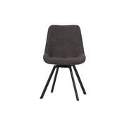 Krzesła - Antracytowe krzesło obrotowe Sutton – WOOOD - miniaturka - grafika 1
