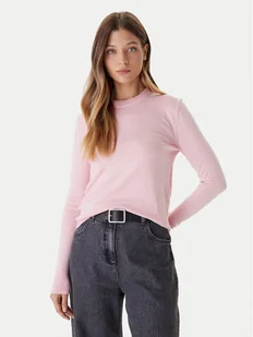 Calvin Klein Sweter LV044D370G Różowy Regular Fit - Swetry damskie - miniaturka - grafika 1