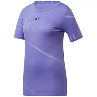 Koszulki i topy damskie - Reebok Damska koszulka Ts Burnout Tee w T-Shirt fioletowy Hypprl 2X GM4883 - grafika 1