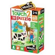 Układanki dla dzieci - Russell Układanka HEADU Montessori Pierwsze puzzle Farma DARMOWA DOSTAWA OD 199 ZŁ! GXP-647229 - miniaturka - grafika 1