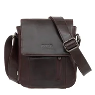 Torebki damskie - Średnia Torba Męska Skórzana Wild Natural Choco - miniaturka - grafika 1