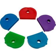 Akcesoria do drzwi - Oznacznik okrągły główki klucza miękki 5 sztuk STAHL - miniaturka - grafika 1