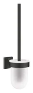 Akcesoria do wc - Grohe Start Cube - Szczotka toaletowa naścienna z uchwytem, szkło/czarny mat 409772430 - miniaturka - grafika 1