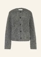 Swetry damskie - Marc O'polo Kardigan Z Dodatkiem Alpaki grau - miniaturka - grafika 1