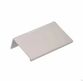 Zawiasy, okucia i inne akcesoria - Uchwyt meblowy krawędziowy 2446 Chrom polerowany - miniaturka - grafika 1