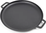 Patelnie - Żeliwna patelnia Ø34,5 cm odpowiednia do wszystkich rodzajów kuchenek, również do gotowania na zewnątrz, nieprzywierająca - miniaturka - grafika 1