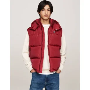 Tommy Jeans Puchowy bezrękawnik ALASKA | Loose fit - Kamizelki męskie - miniaturka - grafika 1