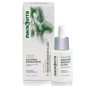 MACROVITA MOISTURE BOOSTER ELIXIR nawilżający eliksir do twarzy z lebiodką kreteńską (dittany) 15ml - Serum do twarzy - miniaturka - grafika 1