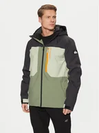 Kurtki narciarskie - Quiksilver Kurtka narciarska Dawson EQYTJ03451 Zielony Slim Fit - miniaturka - grafika 1