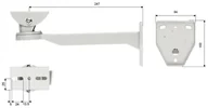 Akcesoria do monitoringu - UCHWYT OBUDOWY BR-260H - miniaturka - grafika 1