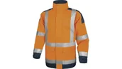 Odzież robocza - Delta Plus Kurtka ostrzegawcza z poliestru Oxford powlekanego poliuretanem kl. 3 kolor pomarańczowy fluo-granatowy roz. 3XL CORP EASYVOM3X EASYVOM3X - miniaturka - grafika 1