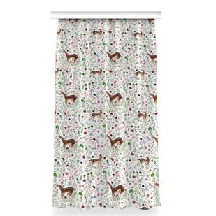 Zasłona na taśmę do sypialni wzór 150x280 cm Łania, Fabricsy - Zasłony - miniaturka - grafika 1