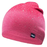 Czapki dla dzieci - Dziecięca Czapka zimowa BEJO RASELE KDG 7360-BARBERRY/PINK – Różowy - miniaturka - grafika 1