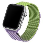 Paski - Beline pasek Apple Watch Steel 42/44/45/49mm zielono-purpurowy green/purple - miniaturka - grafika 1