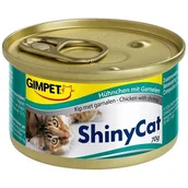 Mokra karma dla kotów - Gimpet ShinyCat kurczak i krewetki 24x70g - miniaturka - grafika 1