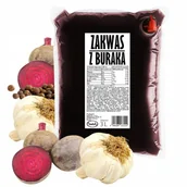 Soki i napoje niegazowane - ZAKWAS Z BURAKA z czosnkiem i zielem angielskim 100% tłoczony 3L NFC - miniaturka - grafika 1