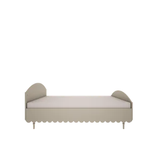 Łóżko retro oliwka babushka 120x200 cm - Szafy i szafki dla dzieci - miniaturka - grafika 1
