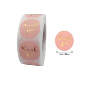 Scrapbooking - Naklejki Ozdobne Okrągłe Thank You 20 Szt. - miniaturka - grafika 1