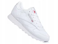 Sneakersy męskie - Buty męskie sneakersy sportowe Reebok Classic białe skórzane modne - miniaturka - grafika 1