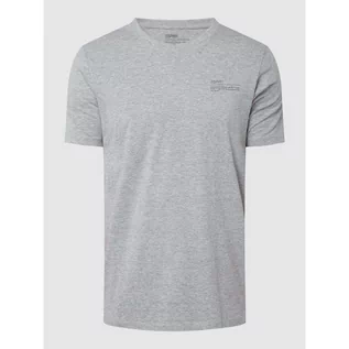 Koszulki męskie - T-shirt z dodatkiem wiskozy - Esprit - grafika 1