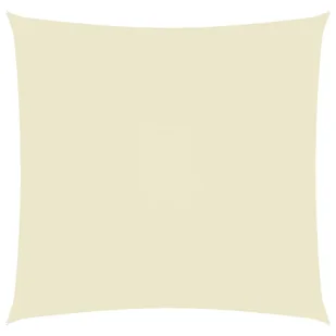 vidaXL Żagiel ogrodowy, tkanina Oxford, kwadratowy, 3x3 m, kremowy 135192 - Parasole ogrodowe - miniaturka - grafika 1