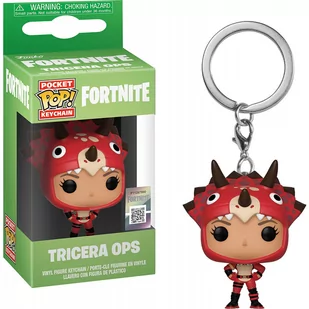 Funko Pocket POP! Keychain, breloczek, Fortnite, Tricera Ops - Dekoracje domu - miniaturka - grafika 1