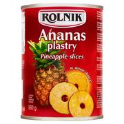 Konfitury, marmolady, powidła - Rolnik ananas plastry 580 ml - miniaturka - grafika 1