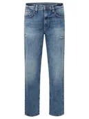 Spodnie męskie - Blend Jeansy 20715094 Niebieski Regular Fit - miniaturka - grafika 1