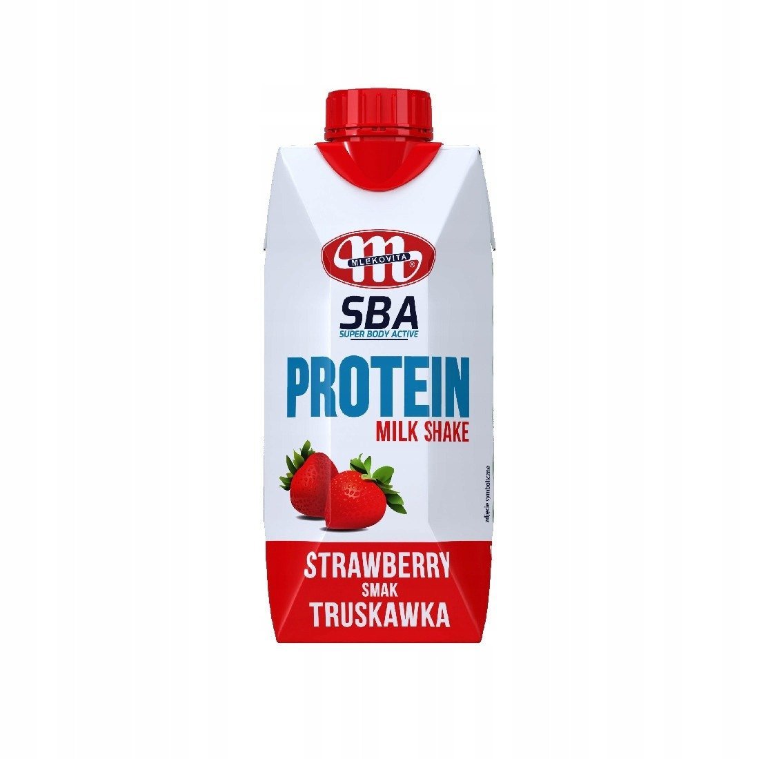 Napój proteinowy o smaku truskawkowym UHT 350 g