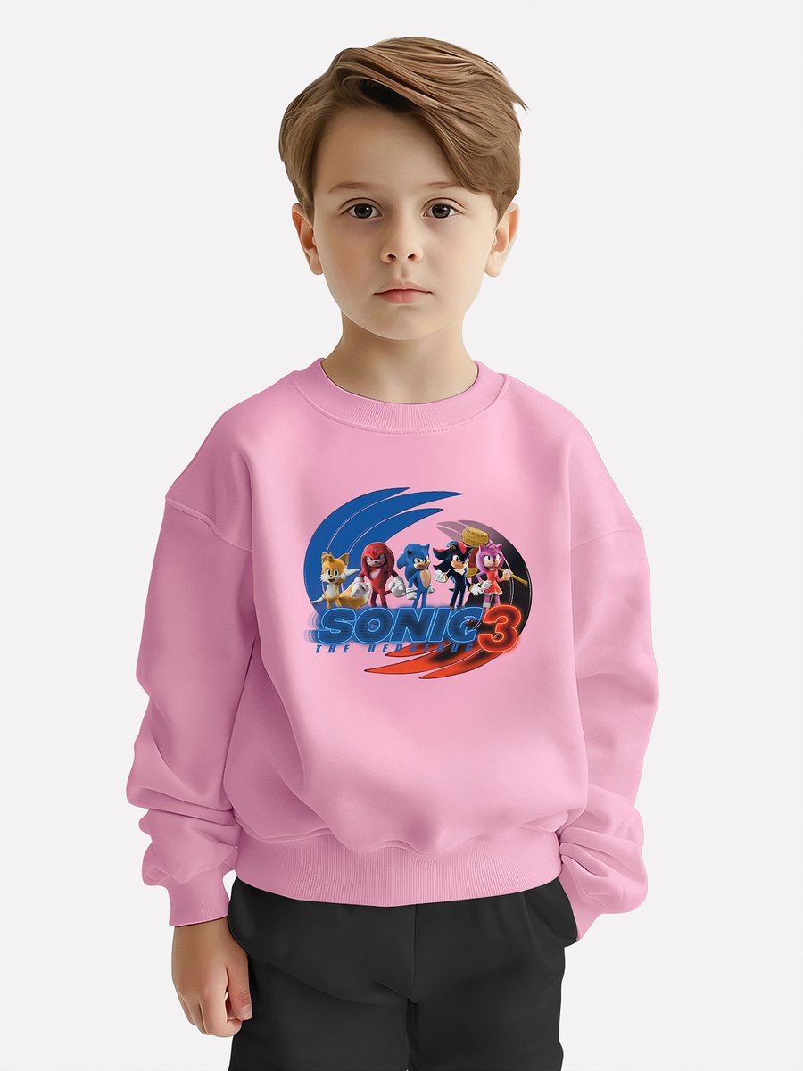 BLUZA DZIECIĘCA SONIC 3 104 MŁODZIEŻOWA WZORY PREZENT JAKOŚĆ