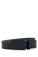 Paski - BOSS Męski pasek Tion-Carbon_Sz35 Belt, Black1, 85 - miniaturka - grafika 1