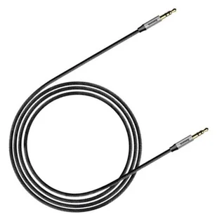 Baseus KABEL AUX BASEUS YIVEN AUDIO M30 0,5M SILVER/BLACK - Darmowe płatności online! KAB-BAS-YIV-SILBK / CAM30-AS1 - Kable - miniaturka - grafika 1