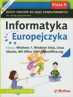 Podręczniki dla szkół podstawowych - Helion Edukacja Informatyka Europejczyka. Klasa 4. Zeszyt ćwiczeń do zajęć komputerowych Kiałka Danuta, Kiałka Katarzyna - miniaturka - grafika 1