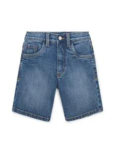 TOM TAILOR Chłopcy bermudy jeans szorty 1035696, 10152 - Mid Stone Bright Blue Denim, 104 - Spodenki damskie - miniaturka - grafika 1