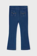 Spodnie i spodenki dla dziewczynek - Mayoral legginsy dziecięce kolor niebieski gładkie - miniaturka - grafika 1